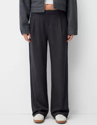 Pantalones holgados de tiro bajo