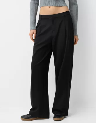 Pantalones holgados de tiro bajo