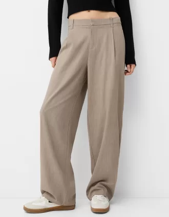 Pantalones holgados de tiro bajo