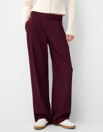 Pantalones holgados de tiro bajo