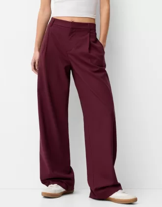 Pantalones holgados de tiro bajo