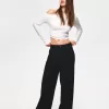 Pantalones holgados de tiro bajo