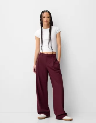 Pantalones holgados de tiro bajo