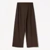 Pantalones holgados de tiro bajo