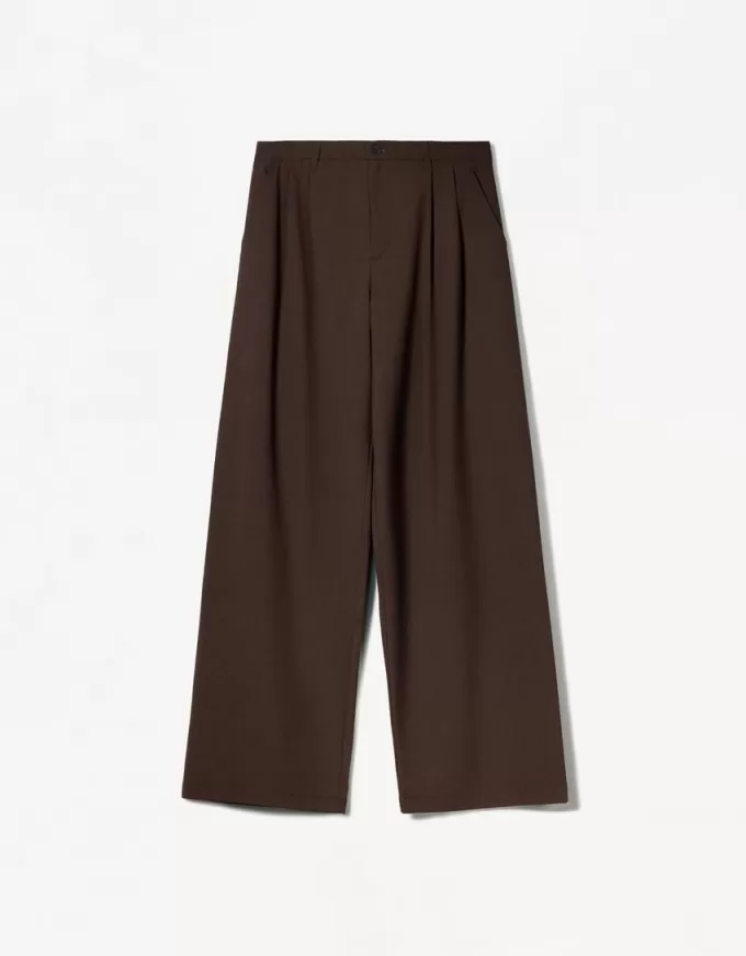 Pantalones holgados de tiro bajo