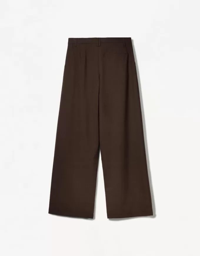 Pantalones holgados de tiro bajo
