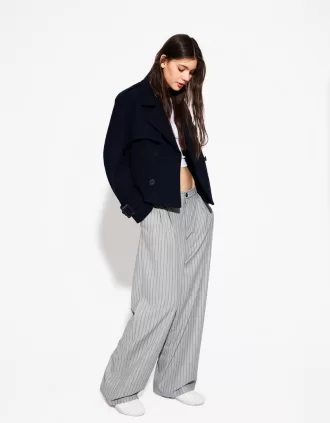 Pantalones holgados de tiro bajo