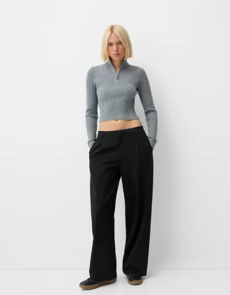 Pantalones holgados de tiro bajo