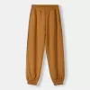 Pantalones jogger voluminosos interlock
