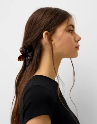 Paquete de 2 pinzas para el cabello con flores