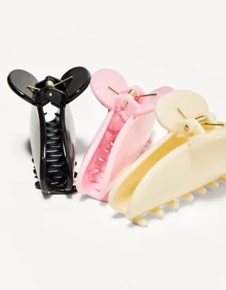 Paquete de 3 pinzas para el cabello Paquete de 3 pinzas para el cabello