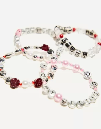 Paquete de 4 pulseras Paquete de 4 pulseras