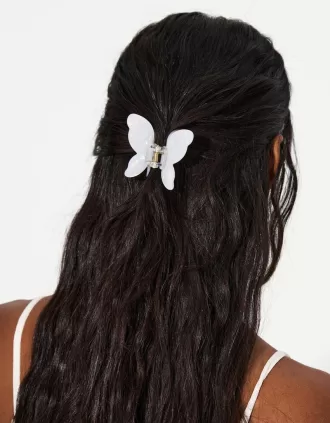 Pasador de pelo de mariposa