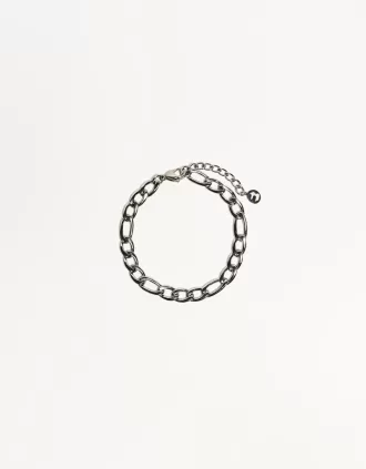 Pulsera de eslabones de cadena de acero
