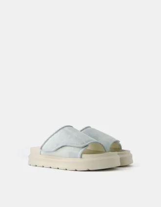 Sandalias de mezclilla gruesas