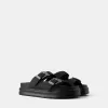 Sandalias de plataforma con hebillas para hombre. Sandalias de plataforma con hebillas para hombre.