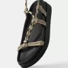 Sandalias planas de cuerda