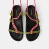 Sandalias planas de cuerda