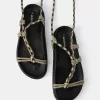 Sandalias planas de cuerda