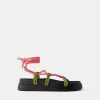 Sandalias planas de cuerda