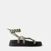 Sandalias planas de cuerda