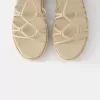 Sandalias planas de yute atadas Sandalias planas de yute atadas
