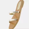 Sandalias planas multitiras