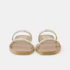 Sandalias planas multitiras