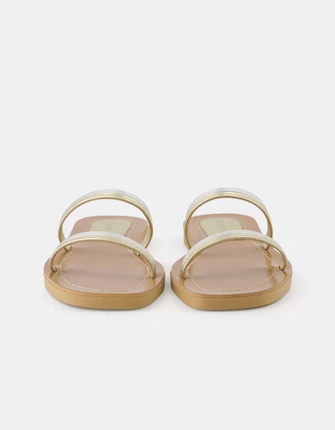 Sandalias planas multitiras