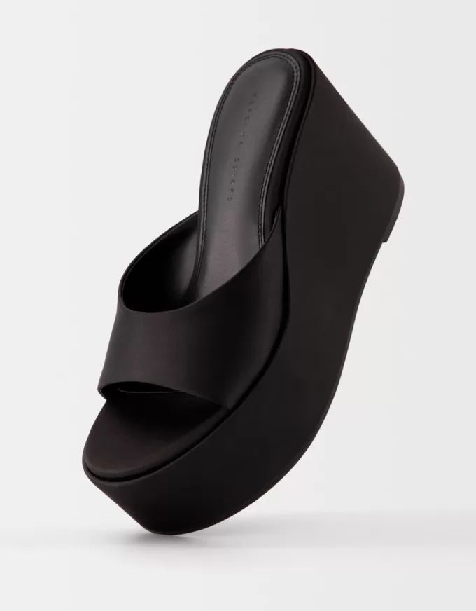 Sandalias tipo mule con plataforma