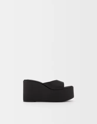 Sandalias tipo mule con plataforma