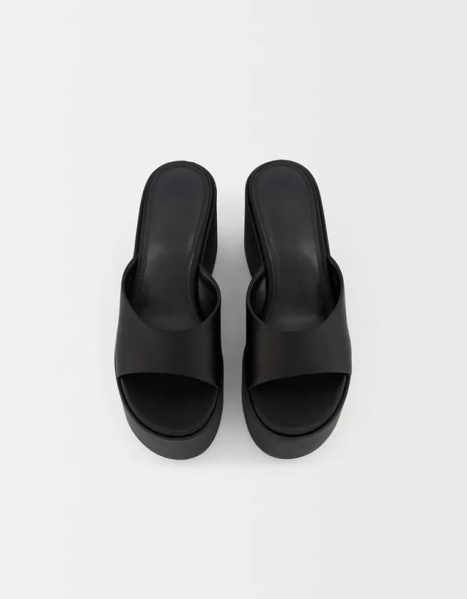Sandalias tipo mule con plataforma
