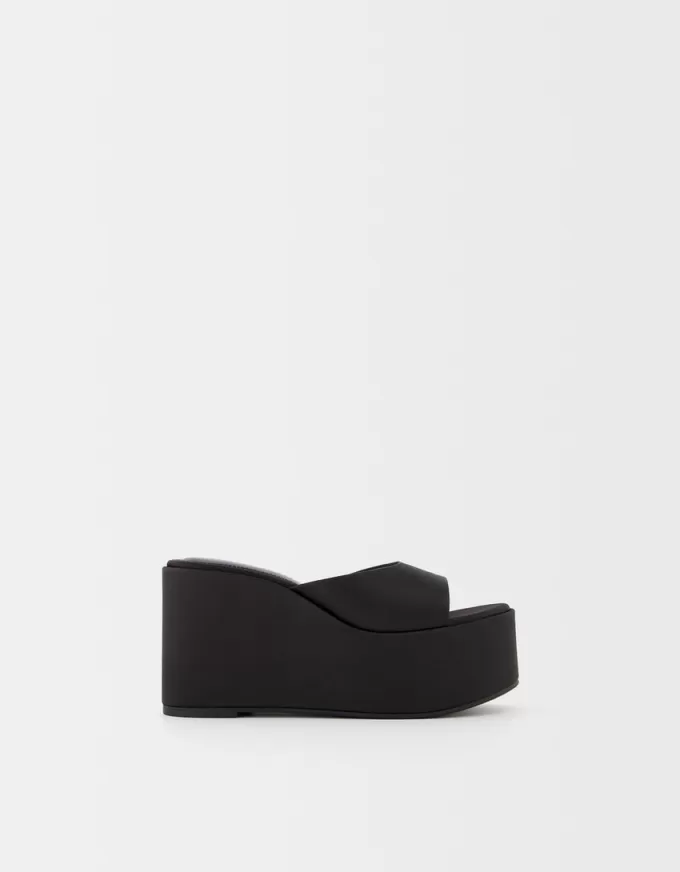 Sandalias tipo mule con plataforma
