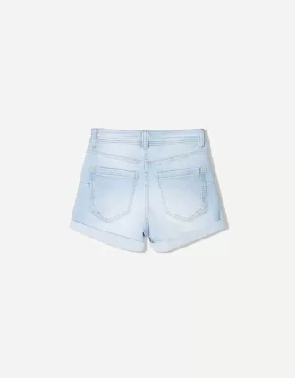 Shorts vaqueros con vuelta