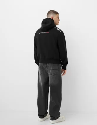 Sudadera con capucha Shelby GT 500KR de corte cuadrado