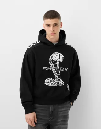 Sudadera con capucha Shelby GT 500KR de corte cuadrado