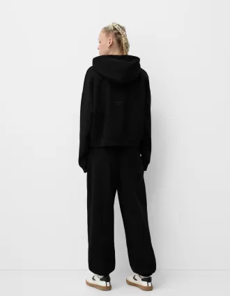 Sudadera con capucha de felpa