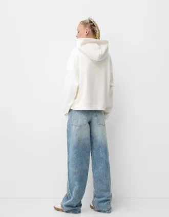 Sudadera con capucha de felpa