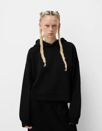 Sudadera con capucha de felpa