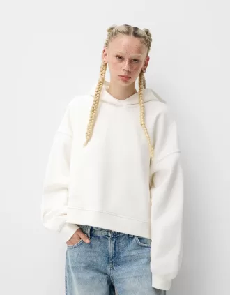 Sudadera con capucha de felpa