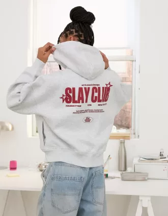 Sudadera con capucha estampada