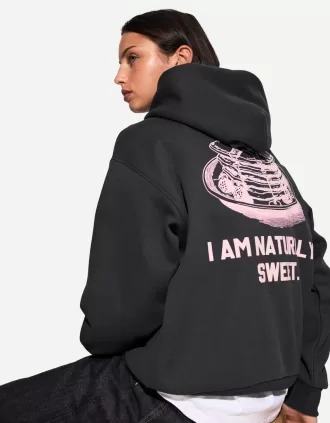 Sudadera con capucha estampada