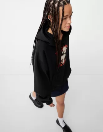 Sudadera con capucha estampada