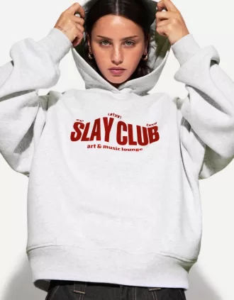 Sudadera con capucha estampada