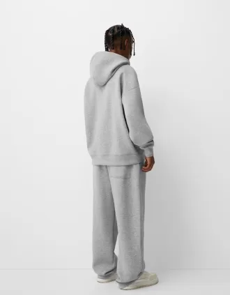 Sudadera con capucha y cierre boxy