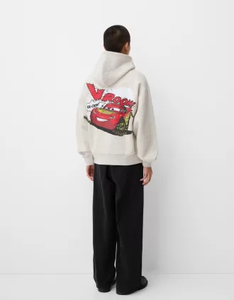 Sudadera con capucha y corte cuadrado de Cars