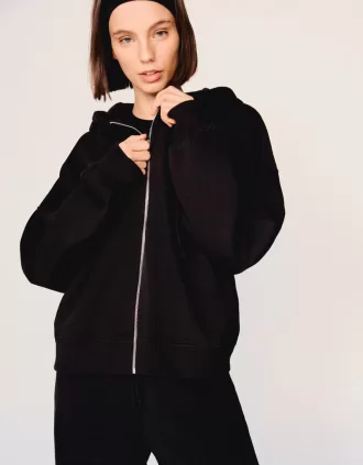 Sudadera con capucha y cremallera