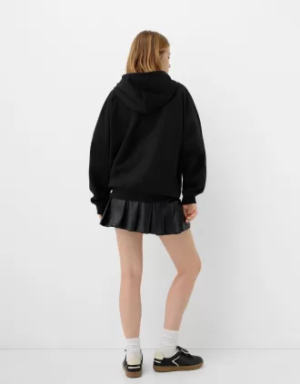 Sudadera con capucha y cremallera