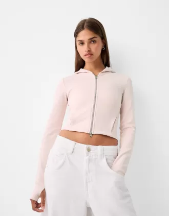 Sudadera con capucha y cremallera