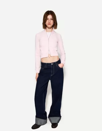 Sudadera de cuello alto con cremallera
